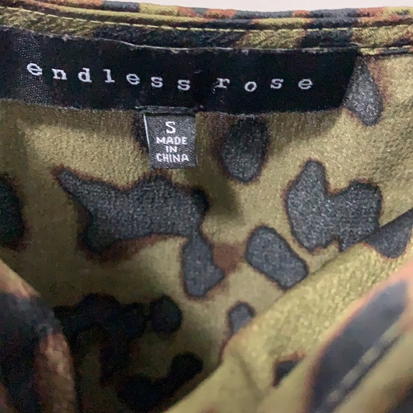 Leopard Print Spaghetti Strap Blouse - Picture 5 of 7